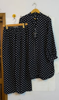 Black polka
