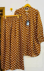 Mustard polka dots