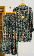 Green tie n dye