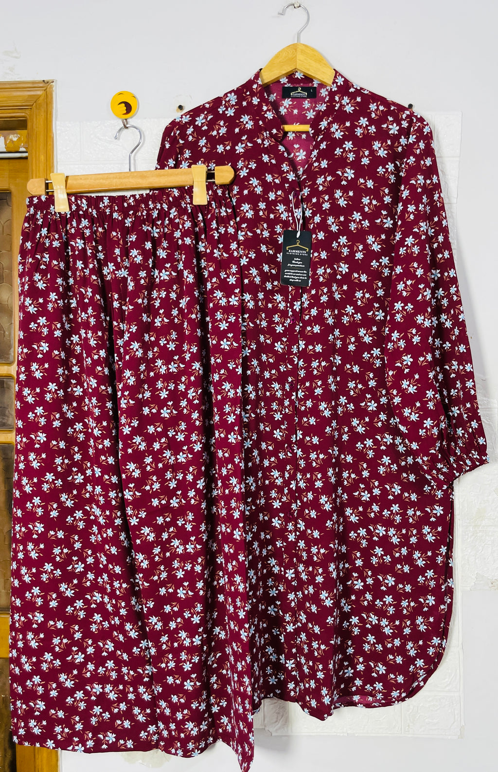 Cranberry florals