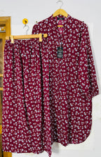 Cranberry florals