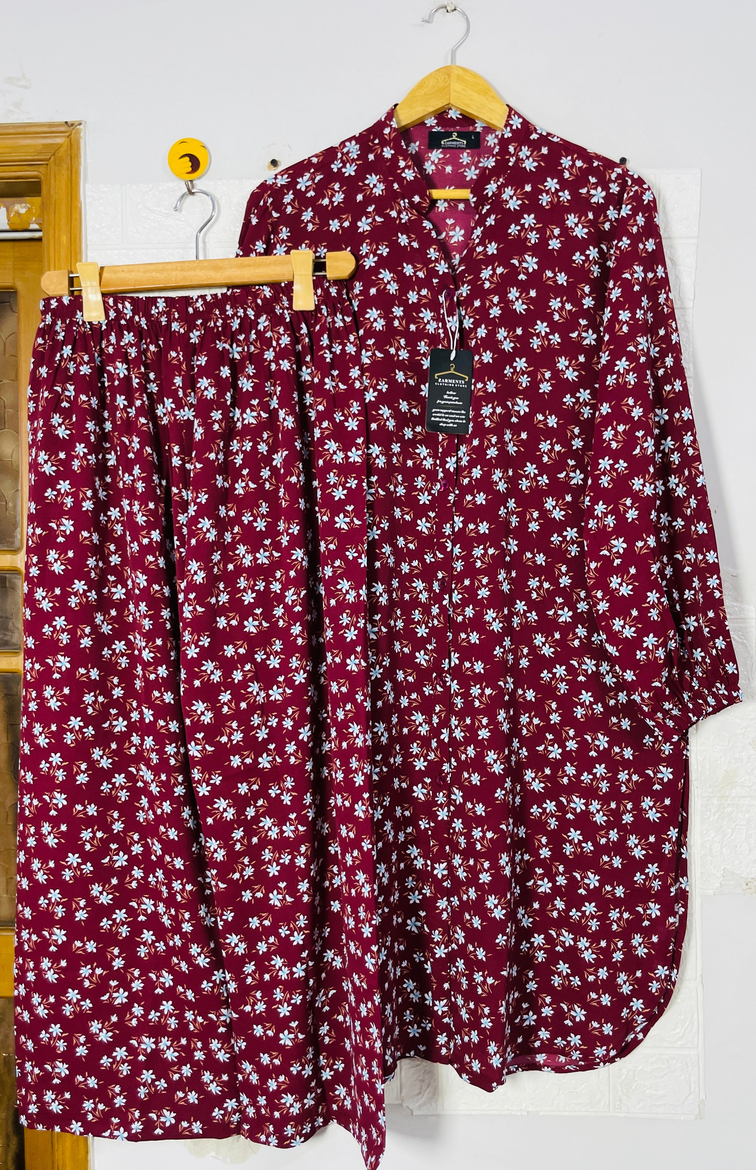 Cranberry florals