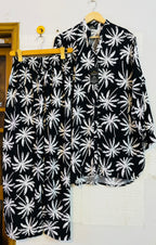Pine black white