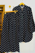 Black polka dots