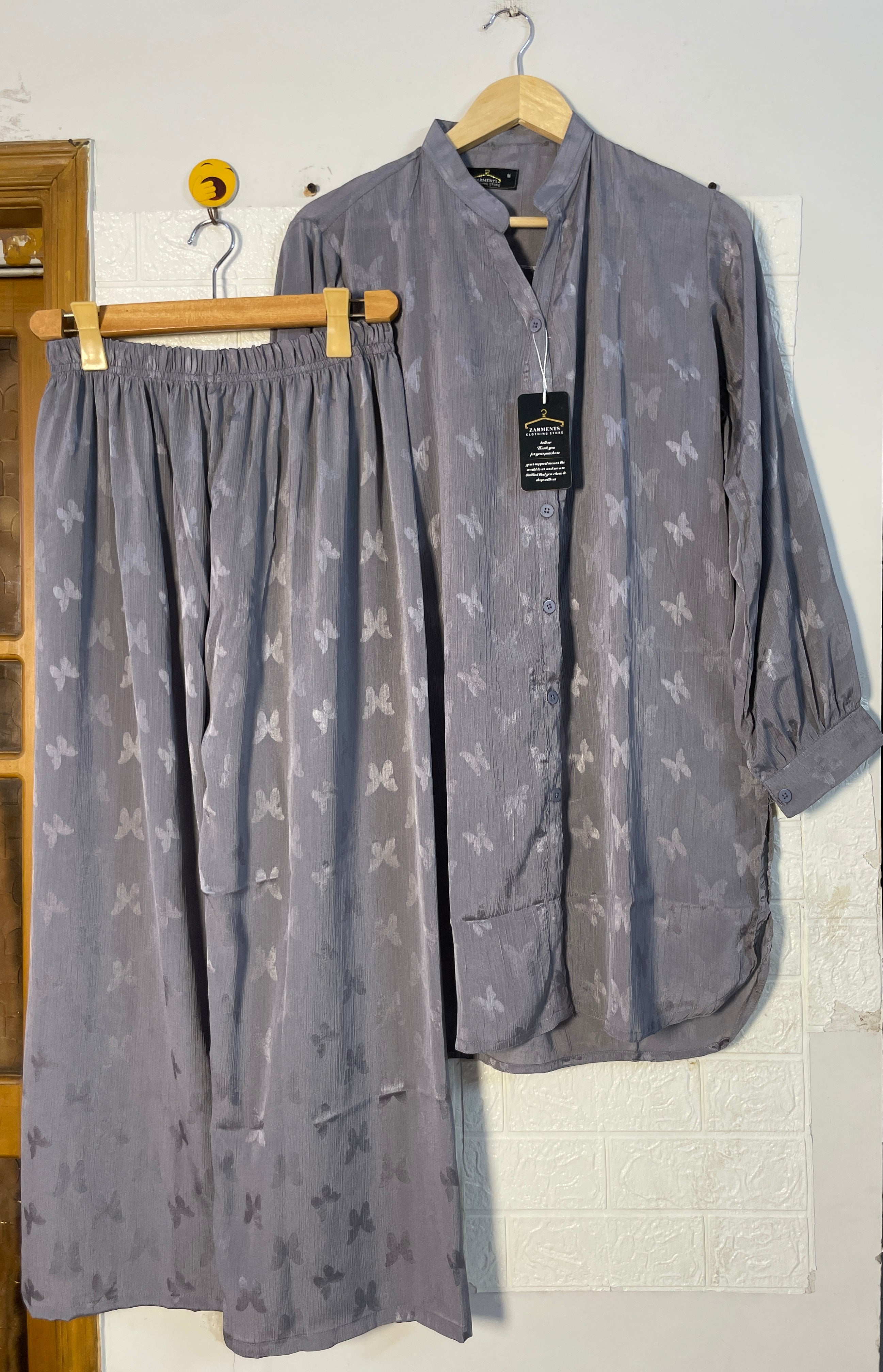 Denim grey butterfly