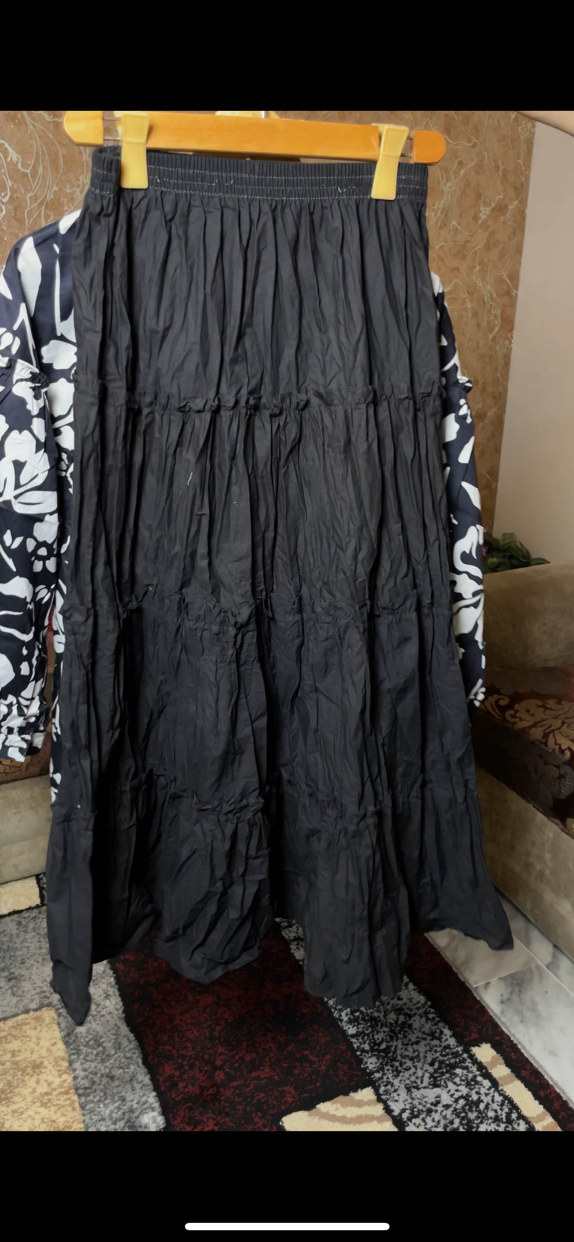 Black skirt with top set