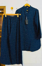 Dark blue mini hearts
