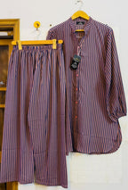 Blue pink stripes