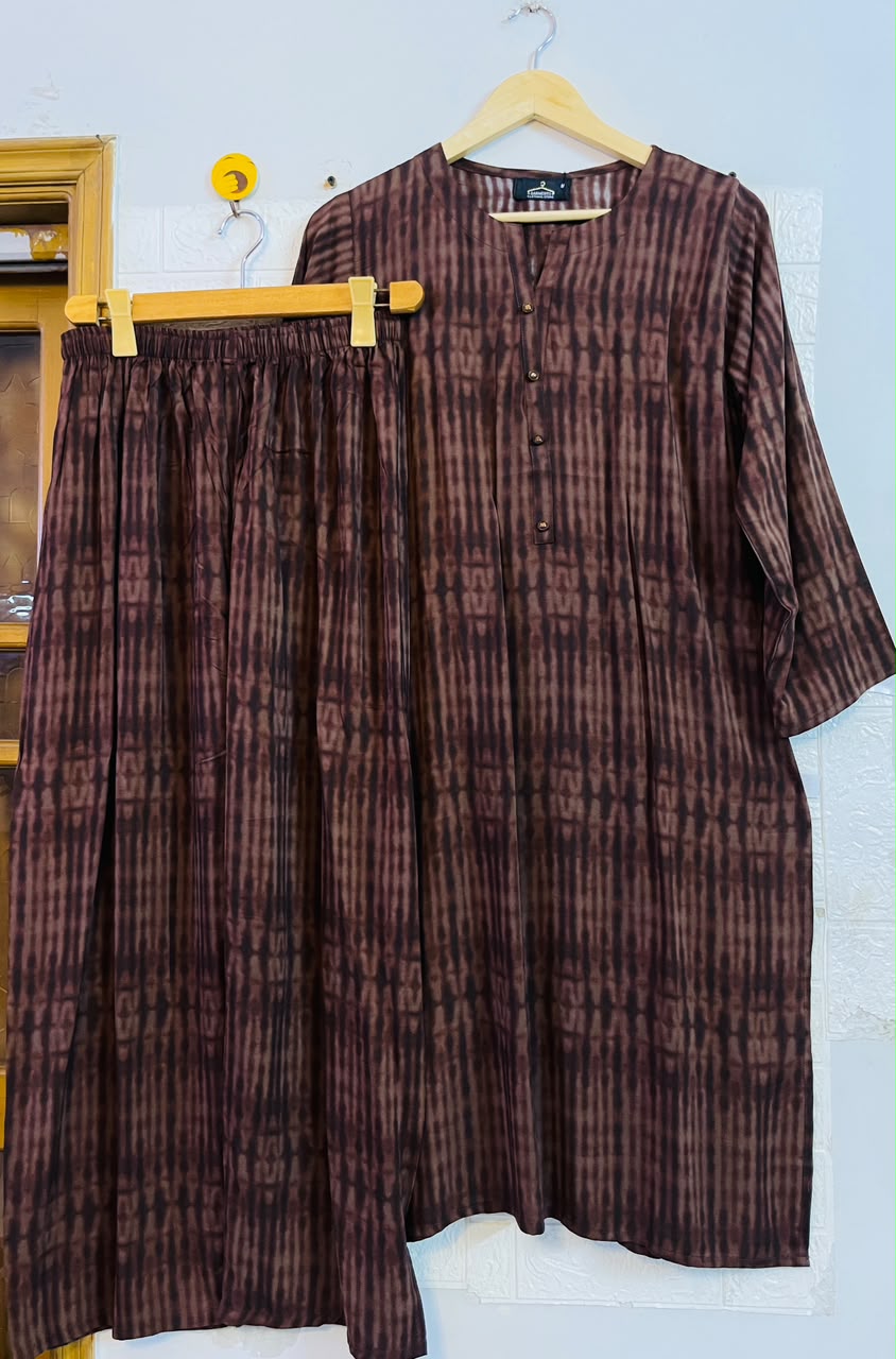 Brown tie dye
