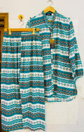 Teal aztec