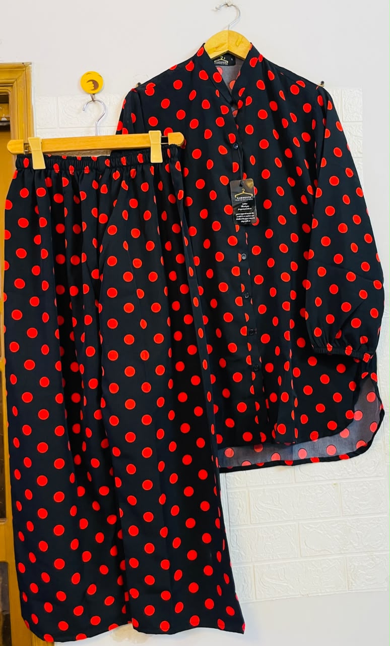 Red polka dots