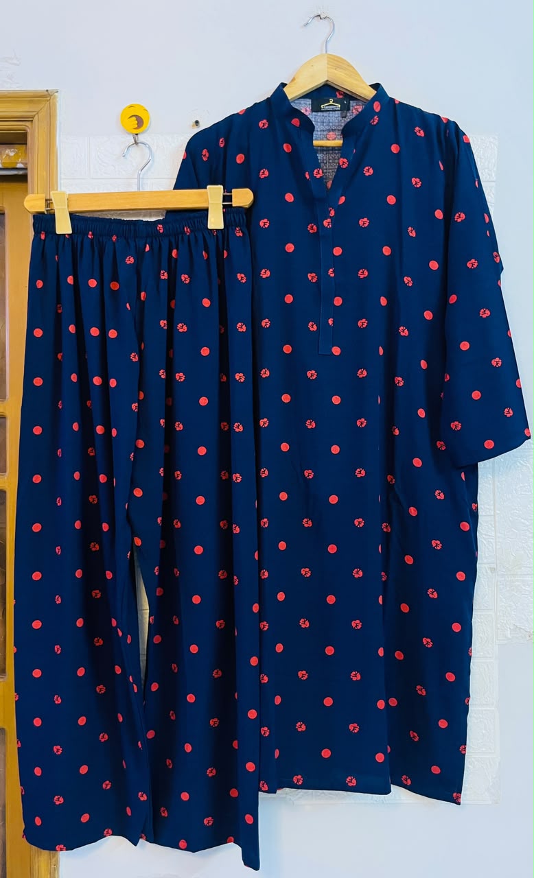 Mini blue Polks dots