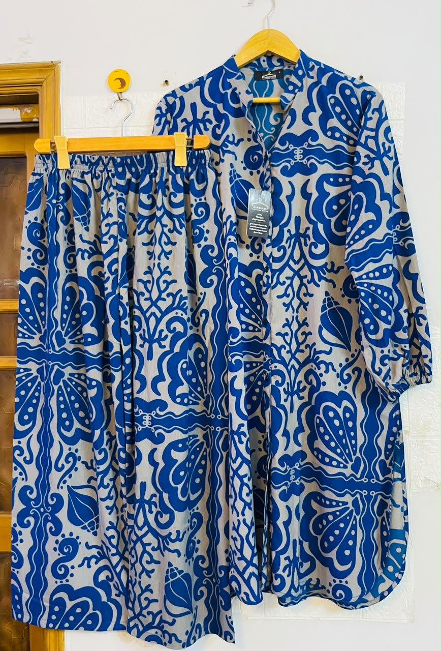 Batik blue
