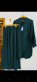 Bottle Green solid(Long length)