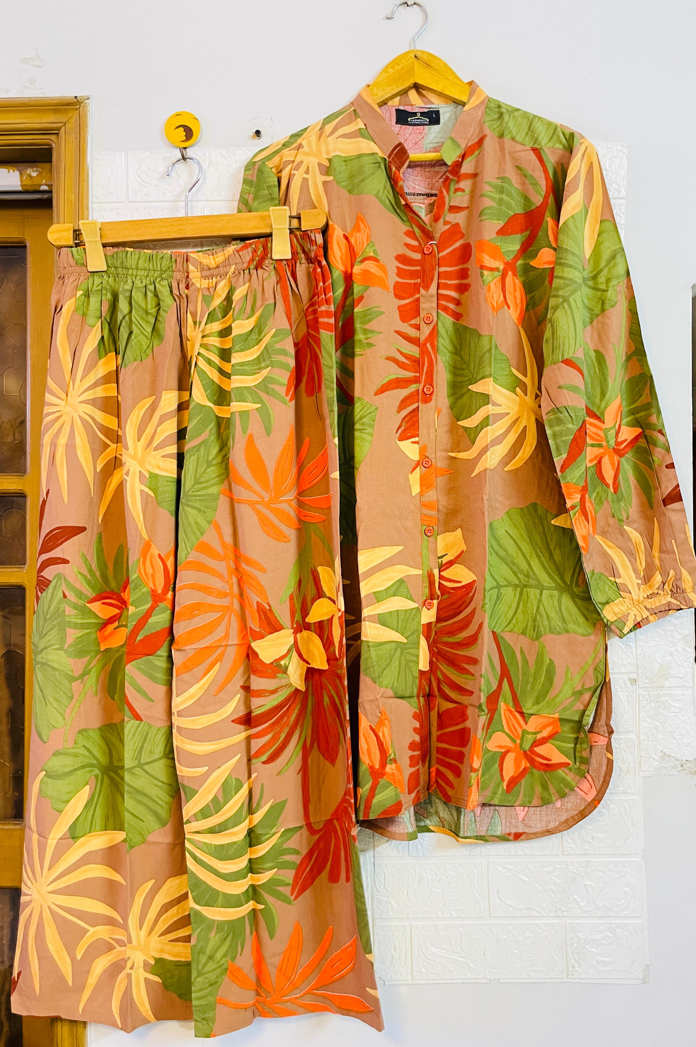 Colorful palms