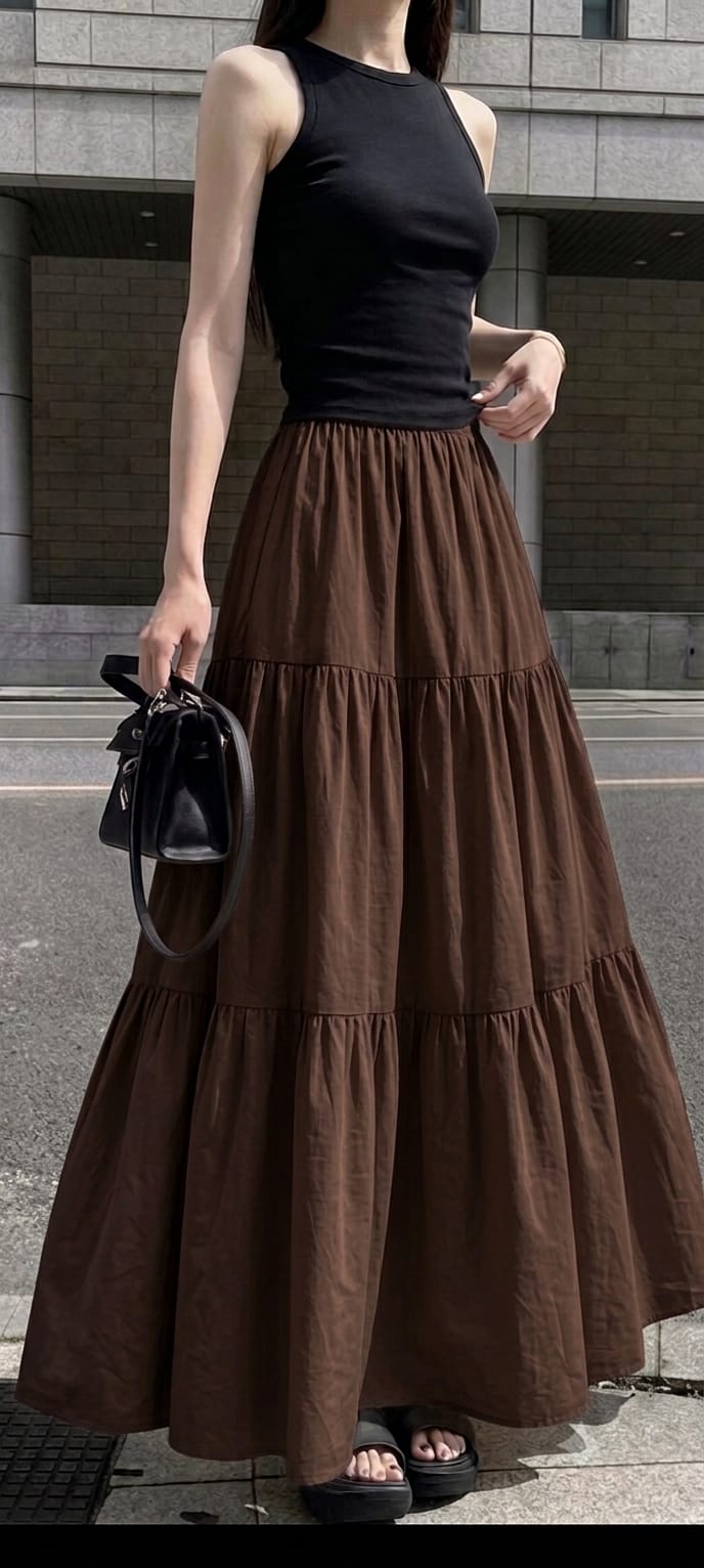 Brown skirt