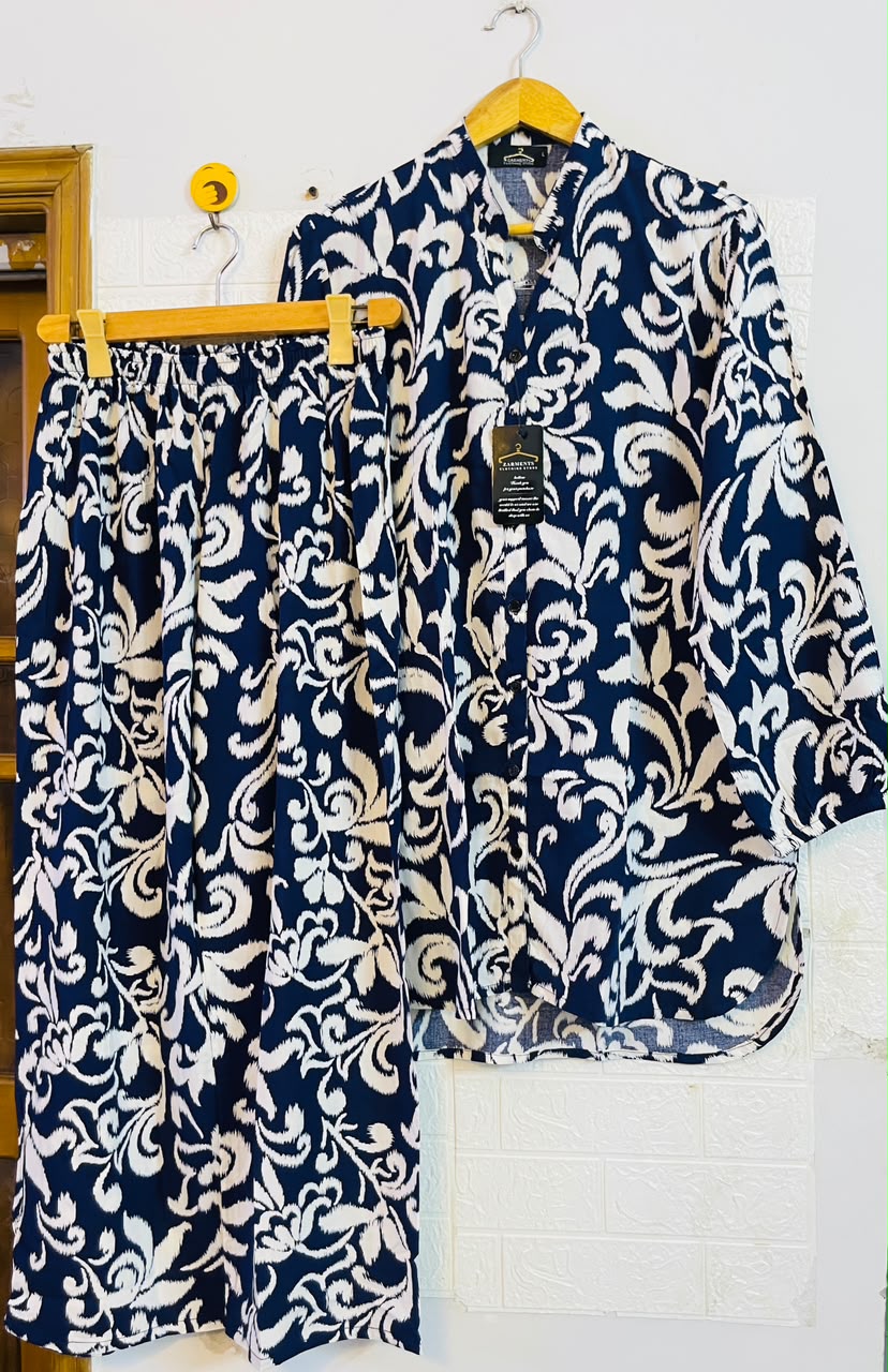 Navy blue blossoms