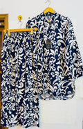 Navy blue blossoms