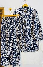 Navy blue blossoms