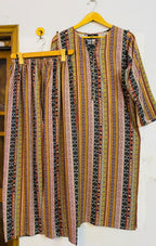 Classical Ajrak stripes